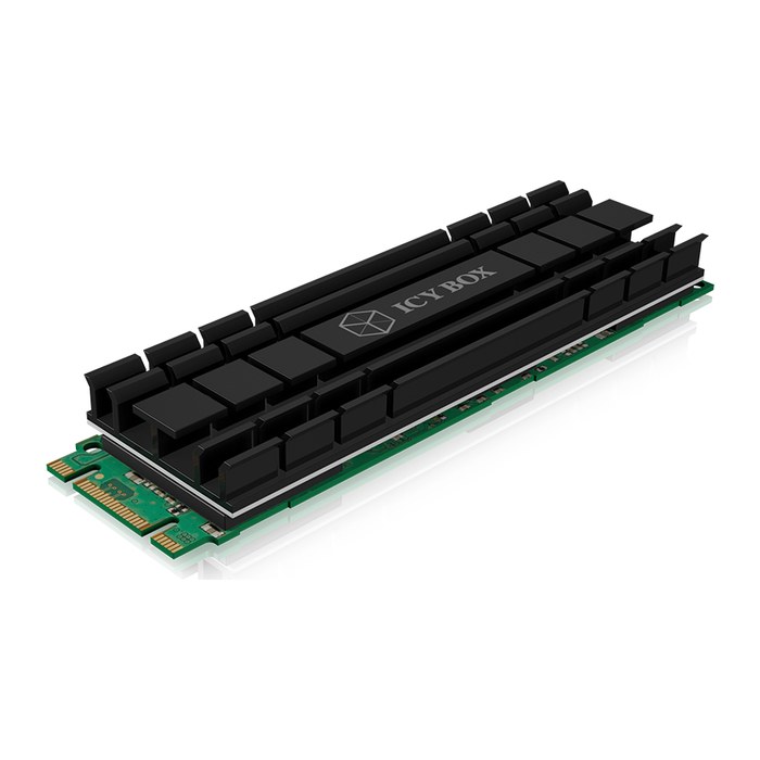 ICY BOX M.2 2280 SSD Kühlkörper IB-M2HS-701 Schwarz