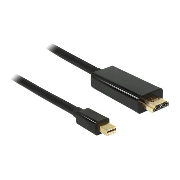 DeLOCK Mini-DisplayPort/HDMI Kabel 1,0 m schwarz, 1 St.
