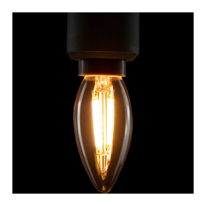 SEGULA LED Kerze klar E14 3,2W 270Lm 2700K dimmbar