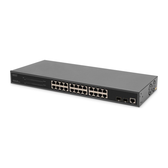 DIGITUS Switch 24 Port L2 Managed Gigabit Ethernet PoE