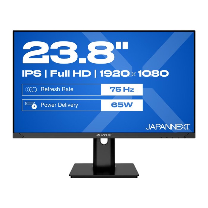 JAPANNEXT 60,5cm JN-IPS238FHDR-C65W-HSP 16:9 HDMI/DP FHD