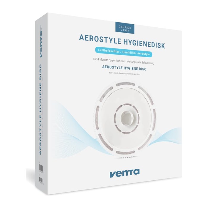 Venta Hygienedisk AeroStyle entkalkt reinigt hygienisch 2er