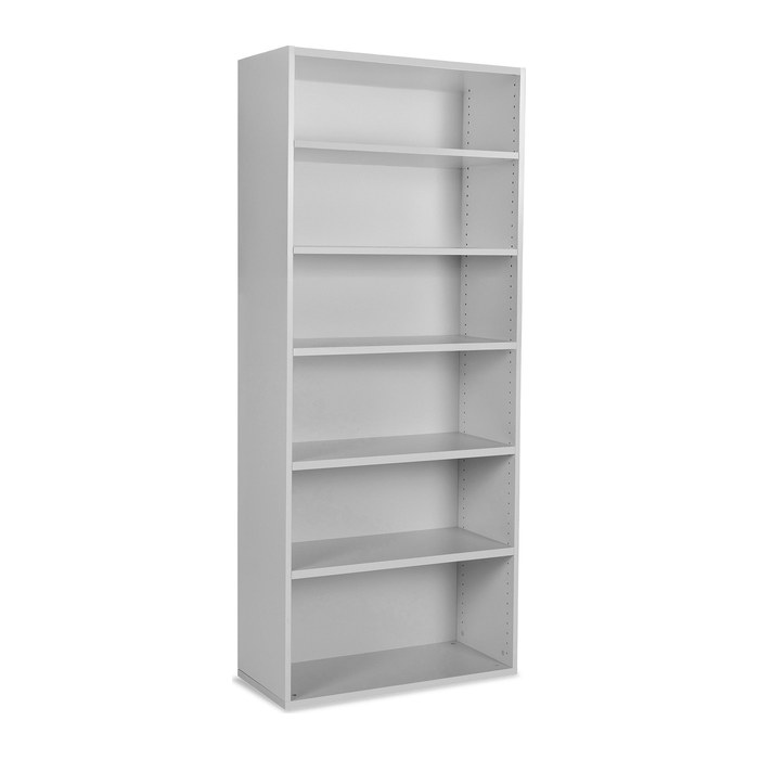 Aktenregal aus Holz – 800 x 375 x 2150 (6 OH) – Grau
