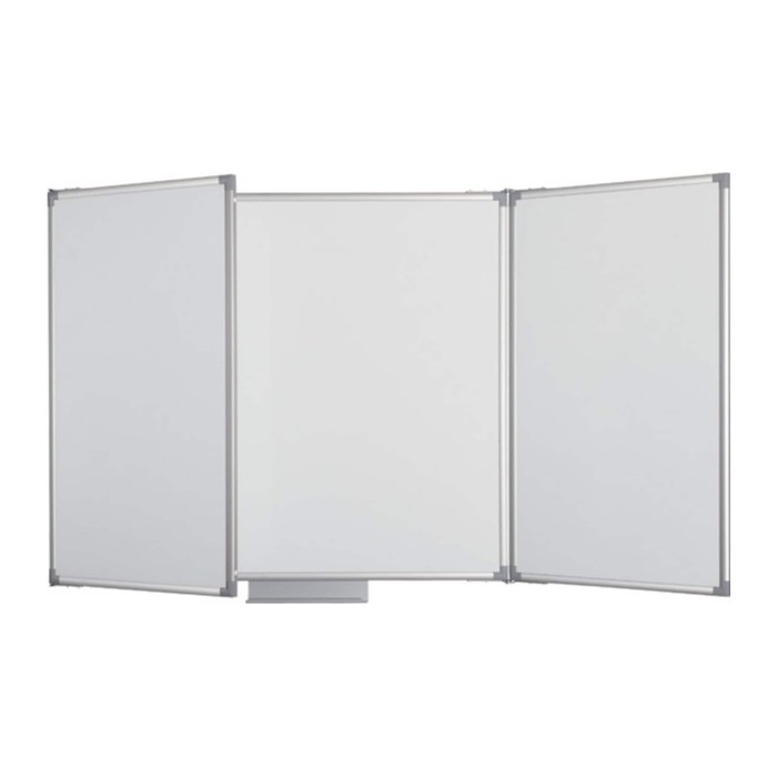 AKTION: MAUL Klapptafel MAULpro 150,0 x 100,0 cm weiß + GRATIS HEBEL Zubehör-Set für Weißwandtafeln