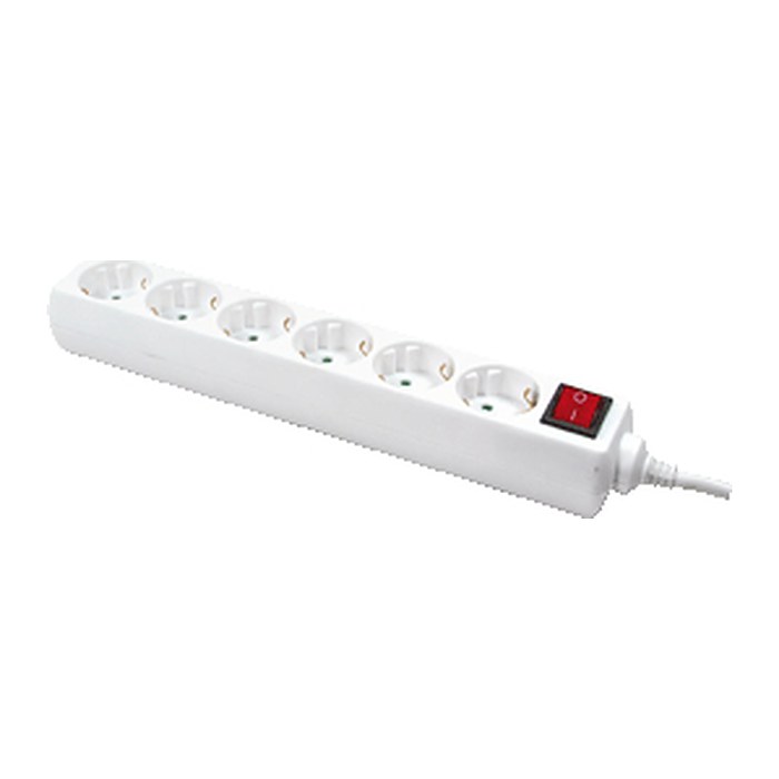 Logilink Steckdosenleiste 6-fach, 1,5m 250V/16A