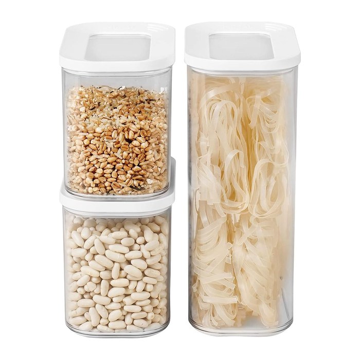 MEPAL Vorratsdosen-Set Modula weiß, 1 Set