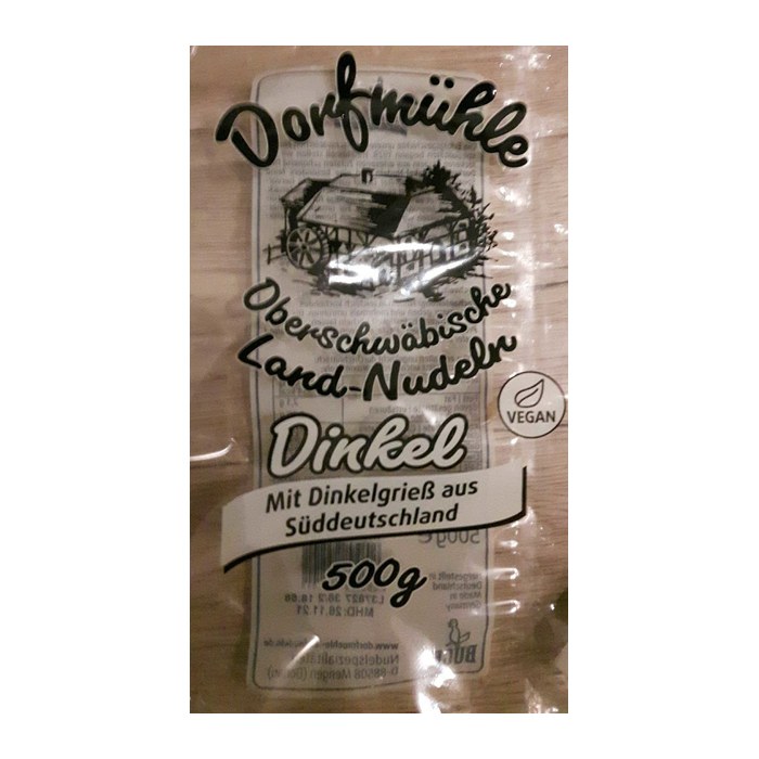 Dorfmühle Dinkelspiralen 500,0 g, 1 St.