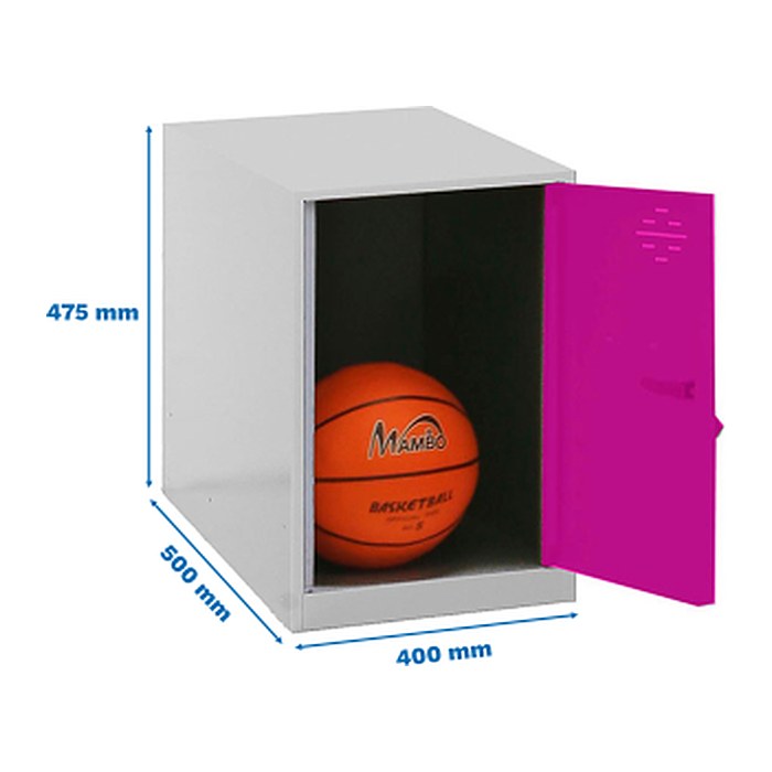 Simonrack Spind SIMONLOCKER DISM grau, pink 8425437117572, 1 Schließfach 40,0 x 50,0 x 47,5 cm