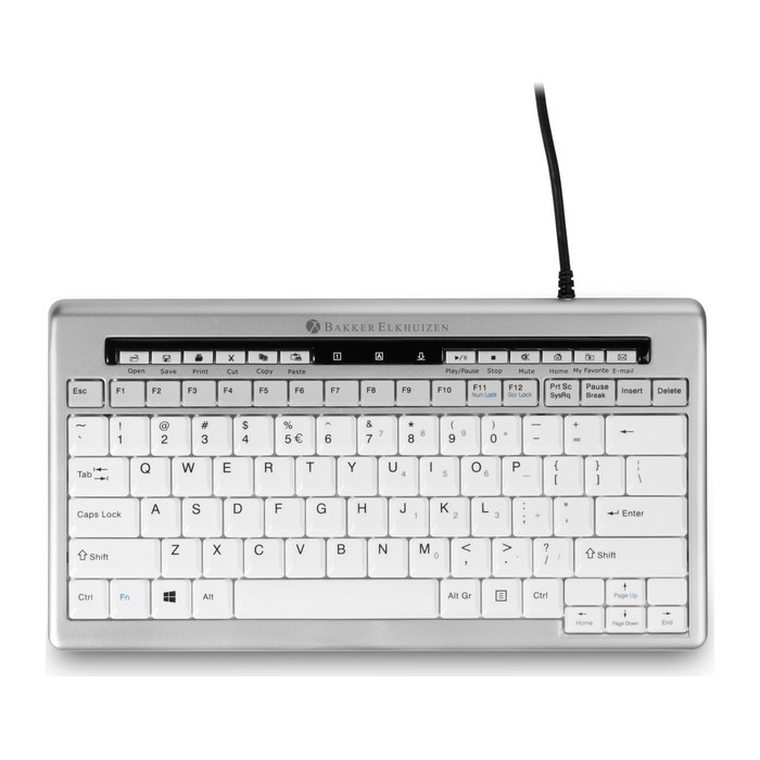 BakkerElkhuizen S-Board 840 Design Tastatur si/sw US-Layout retail