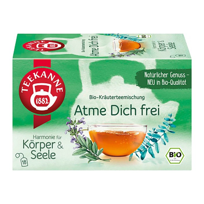 TEEKANNE Atme Dich frei Bio-Tee 18 Portionen