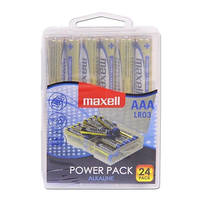 Maxell Batterie Alkaline AAA Micro LR03 24St.