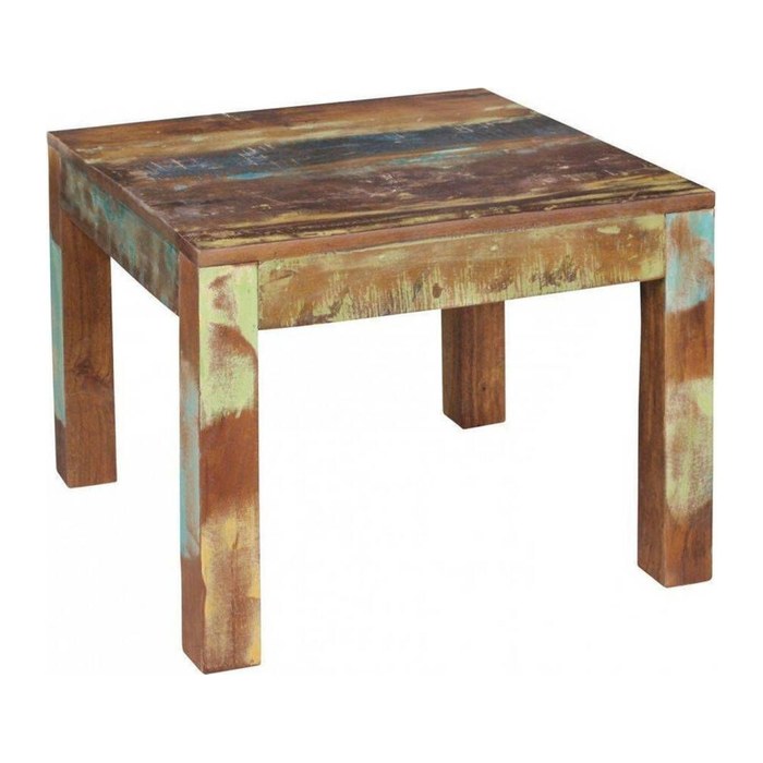 WOHNLING Couchtisch quadratisch Massivholz braun 60,0 x 60,0 x 47,0 cm, 1 St.