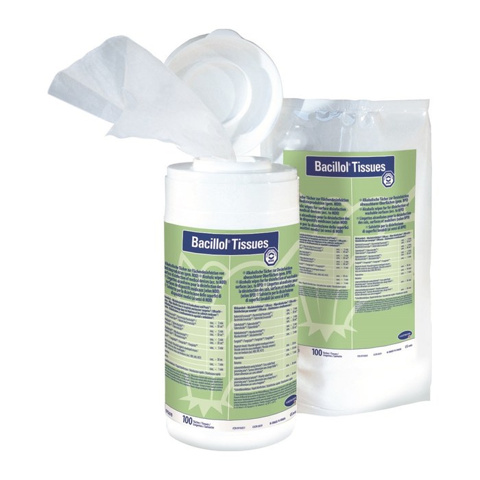 HARTMANN Desinfektionstücher Bacillol® Tissues 1-lagig weiß, 100 Tücher
