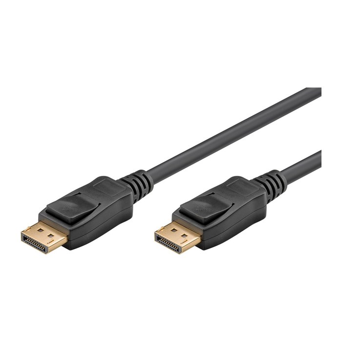 goobay DisplayPort 2.0/2.1 Kabel 5,0 m schwarz, 1 St.