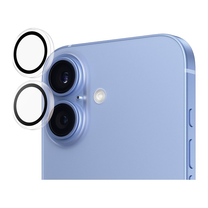 PanzerGlass™ HOOPS™ Kamera-Schutzglas für Apple iPhone 16, iPhone 16 Plus