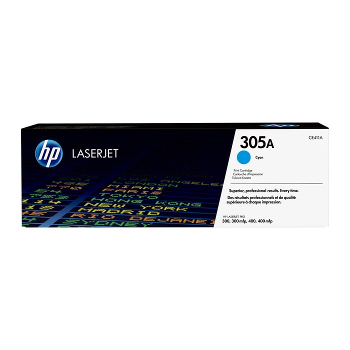 HP 305A (CE411A) cyan Tonerkartusche