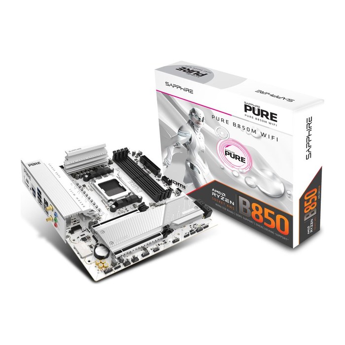 Sapphire MB PURE B850M WIFI AMD,AM5,DDR5,MATX