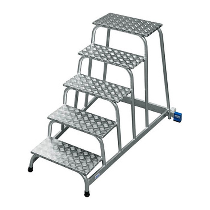 KRAUSE Montagetritt STABILO  silber 5 Stufen, H: 101,0 cm