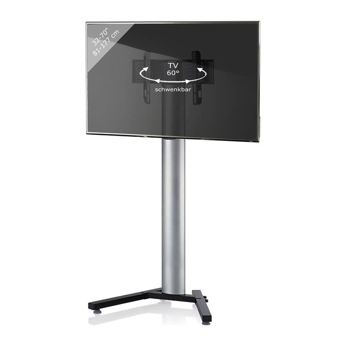 VCM my media TV-Ständer Stadino Maxi schwarz, silber