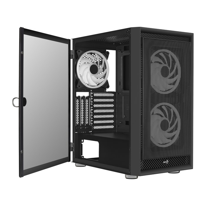 AeroCool Geh Midi Graphite black v3 MicroATX/ATX/MiniITX o.N