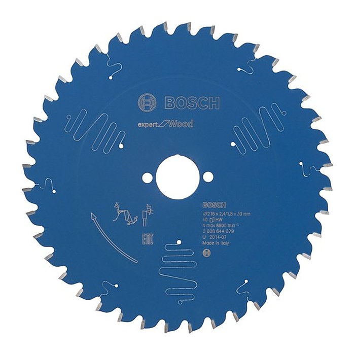 BOSCH EXPERT for Wood Kreissägeblatt 216,0 mm, 40 Zähne, 1 St.