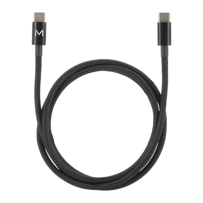 Mobilis Cable USB C / USB C - 1m - 100W - Black