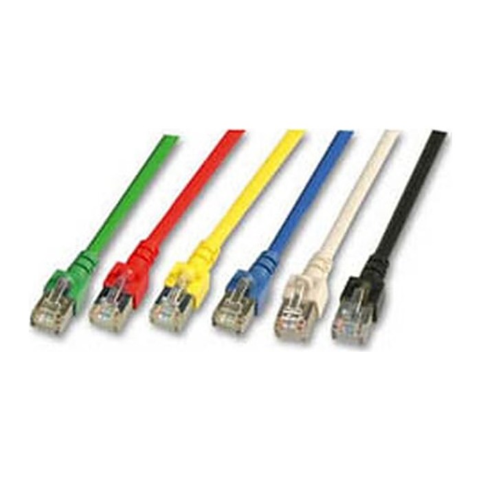 EFB RJ45 Patchkabel SF/UTP Cat.5e PVC CCA 10.00m grün
