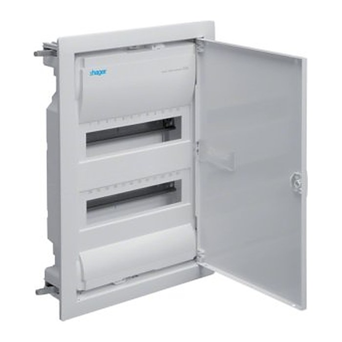 hager Sicherungskasten VH24NC, 24 Module, IP30 für Innenbereich, 1 St.
