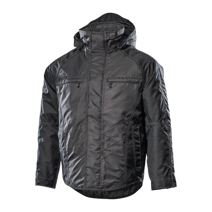 MASCOT® unisex Pilotenjacke Frankfurt dunkelanthrazit, schwarz Größe M