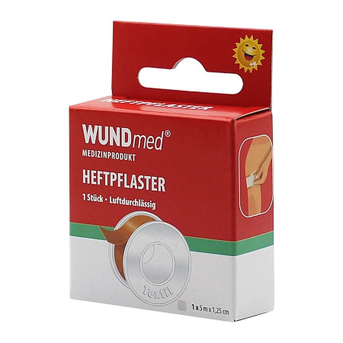 WUNDmed® Heftpflaster 02-081 beige 1,25 cm x 5,0 m, 1 St.