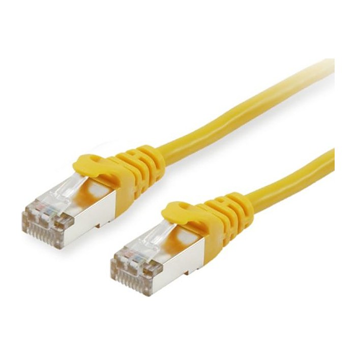 Equip Patchkabel Cat6A S/FTP 2xRJ45 0.15m gelb LSZH Polybeutel