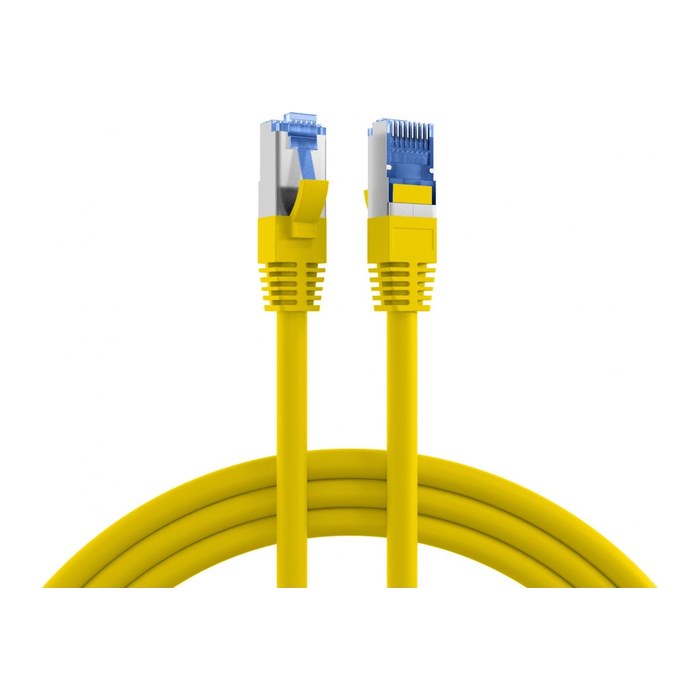 EFB RJ45 Patchk. S/FTP Cat.6A Cat7 TPE superflex 0.50m gelb