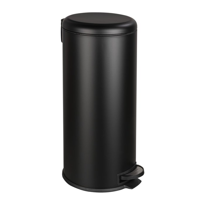 WENKO Leman Mülleimer 30,0 l schwarz, 1 St.
