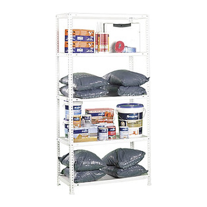 Simonrack Schwerlastregal COMFORT MINI 8425437061189 weiß 80,0 x 30,0 x 180,0 cm