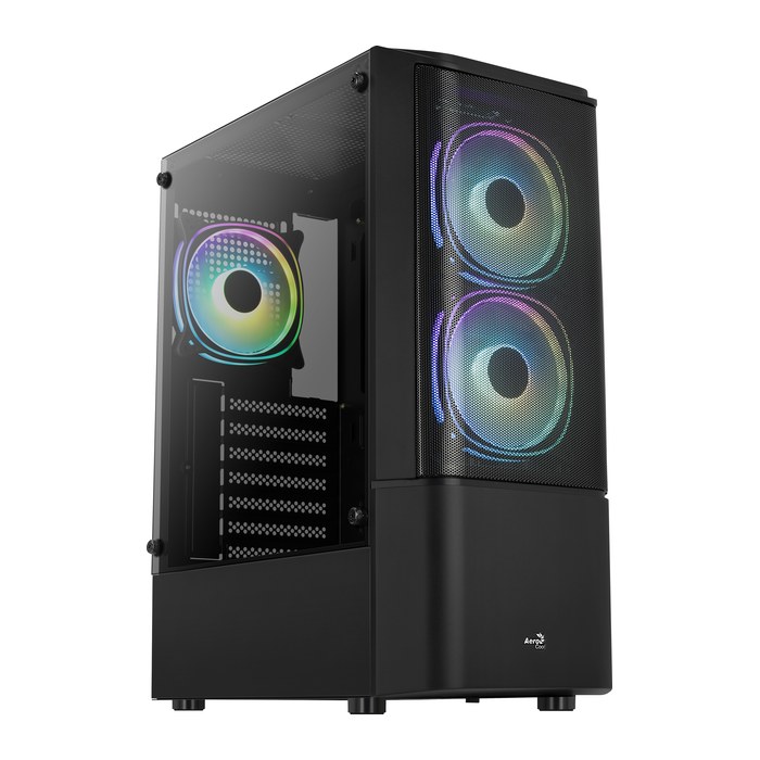 AeroCool Geh Midi Quantum Mesh v3 Black MicroATX/ATX/MiniITX