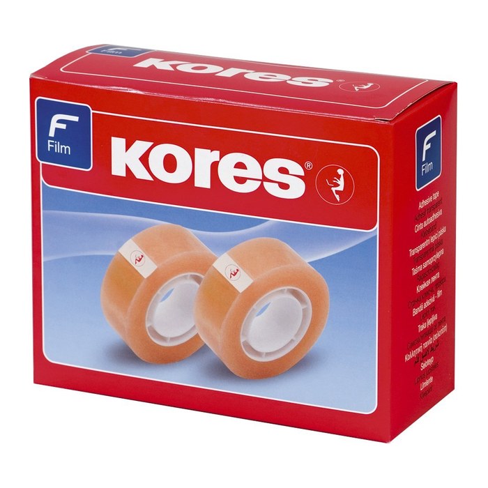 Kores® FilmTape Klebefilm transparent 19,0 mm x 10,0 m 1 St.