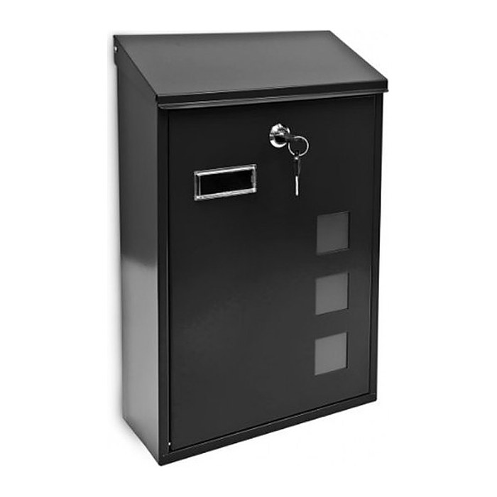 relaxdays Briefkasten 10017417_46 schwarz