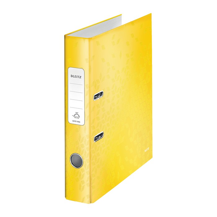 LEITZ Ordner gelb Karton 5,0 cm DIN A4, 1 St.