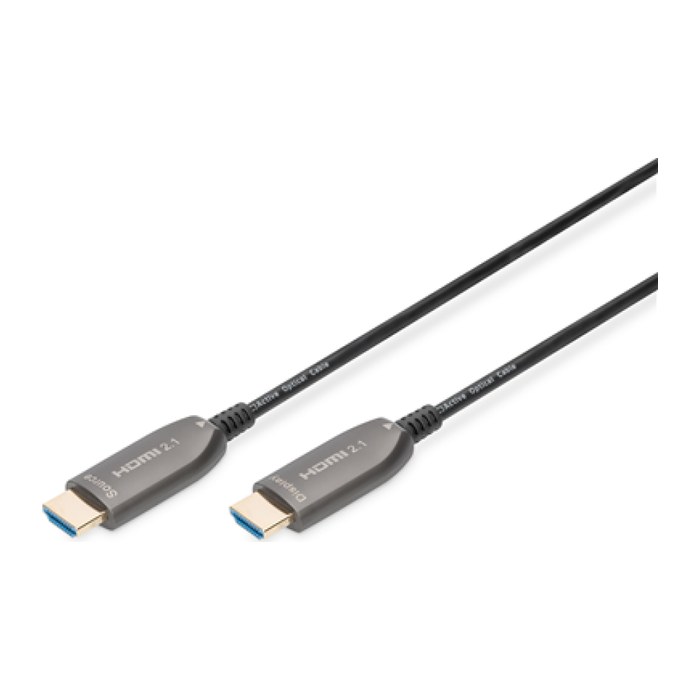 DIGITUS HDMI/HDMI Glasfaserkabel AK-330126-100-S 10,0 m schwarz, 1 St.