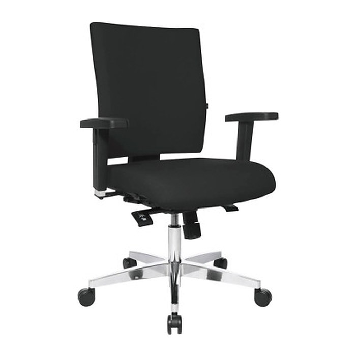 Topstar Bürostuhl Lightstar 10, LS19W0G20 Stoff schwarz, Gestell alu