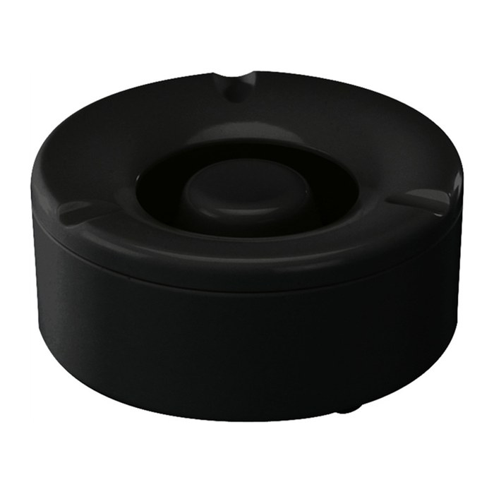 WACA® Aschenbecher schwarz, 1 St.