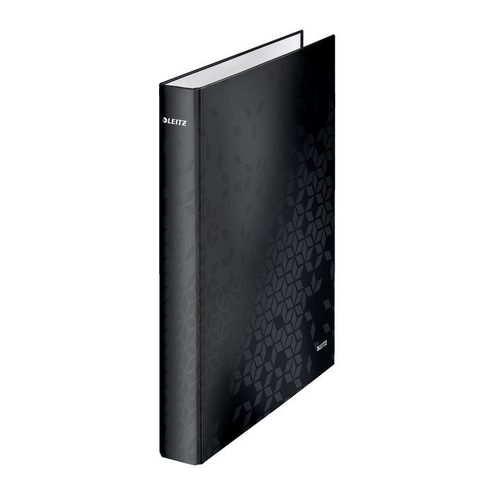 LEITZ WOW Ringbuch 2-Ringe schwarz 4,0 cm DIN A4, 1 St.