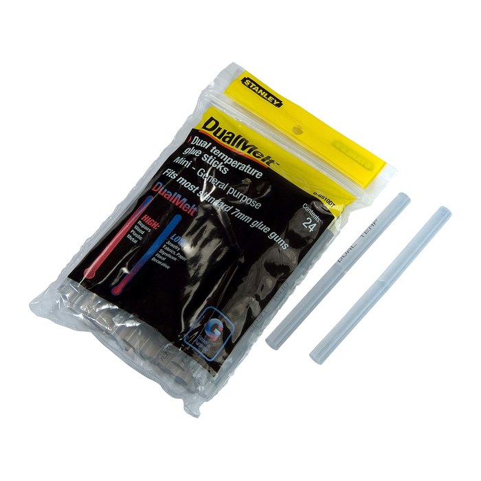 STANLEY Heißklebesticks DualMelt transparent, 24 St.