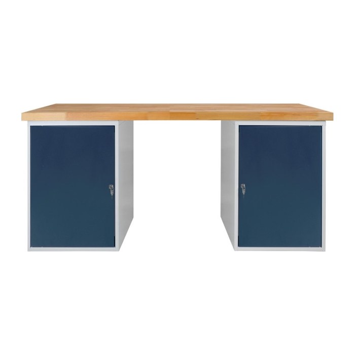ADB Werkbank lichtgrau, anthrazitgrau 150,0 x 75,0 x 85,0 cm