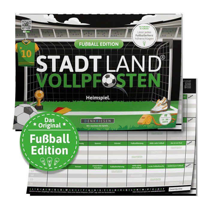 STADT LAND VOLLPFOSTEN - FUßBALL EDITION-Heimspiel - DIN A4