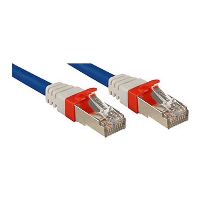 LINDY Patchkabel Cat6(A) SSTP / S/FTP PIMF blau 5.00m 10Gbit