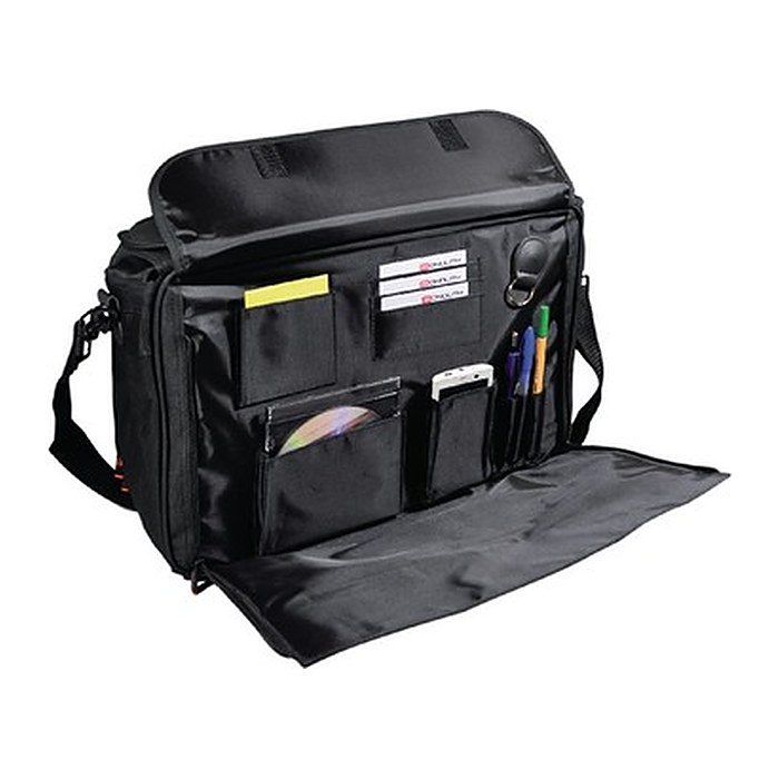 MONOLITH Pilotenkoffer Soft Touch Kunstfaser schwarz 48,0 x 20,0 x 33,0 cm