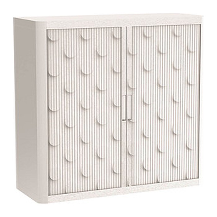 PAPERFLOW easyOffice Classic Chic Rollladenschrank 61472 2 Fachböden 110,0 x 41,5 x 104,0 cm