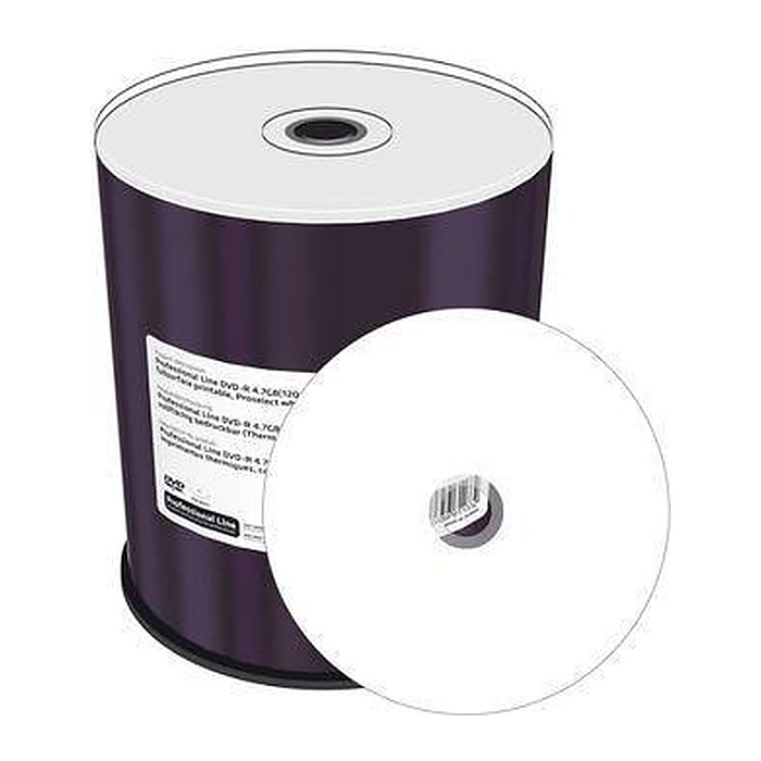 MediaRange DVD+R 4.7GB 100pcs 16x weiß voll bedruckbar Cakeb