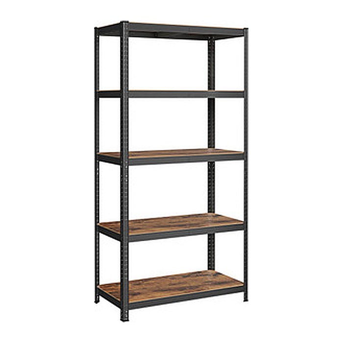 SONGMICS Schwerlastregal GLR050B11 schwarz, braun 100,0 x 50,0 x 200,0 cm